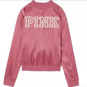 Victoria’s Secret Pink Satin Jacket Soft Begonia L
